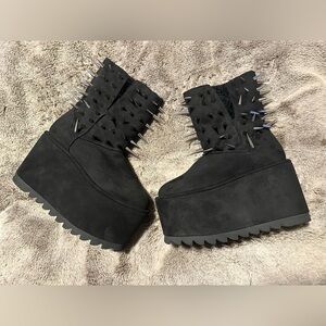 Dolls Kill Widow Thorny Tales Winter Boots